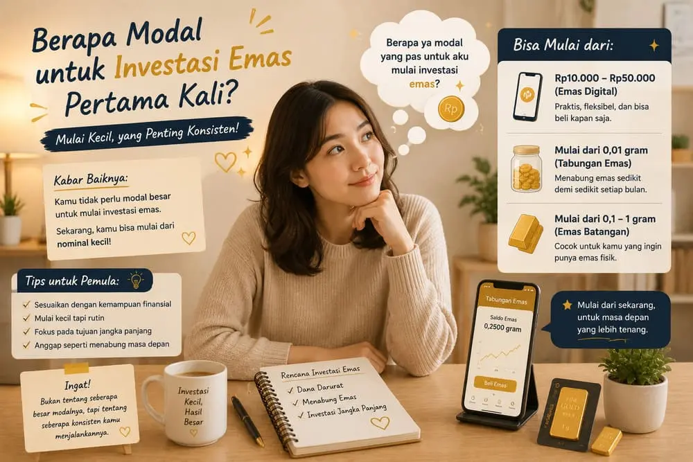 modal pertama investasi emas