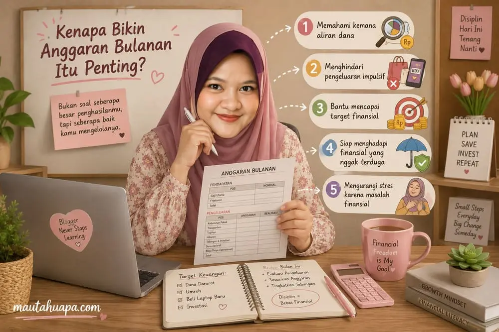 kenapa membuat anggaran bulanan penting