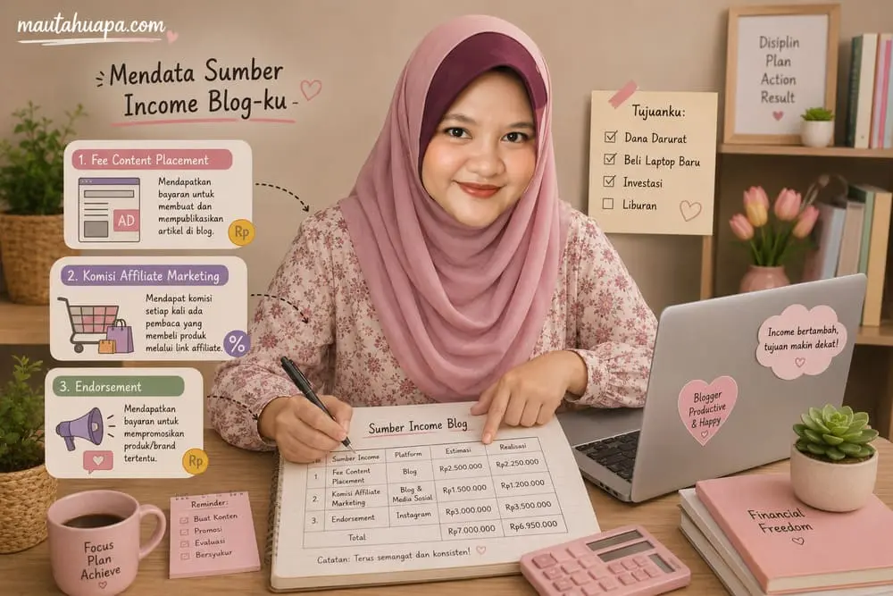 sumber penghasilan blogger