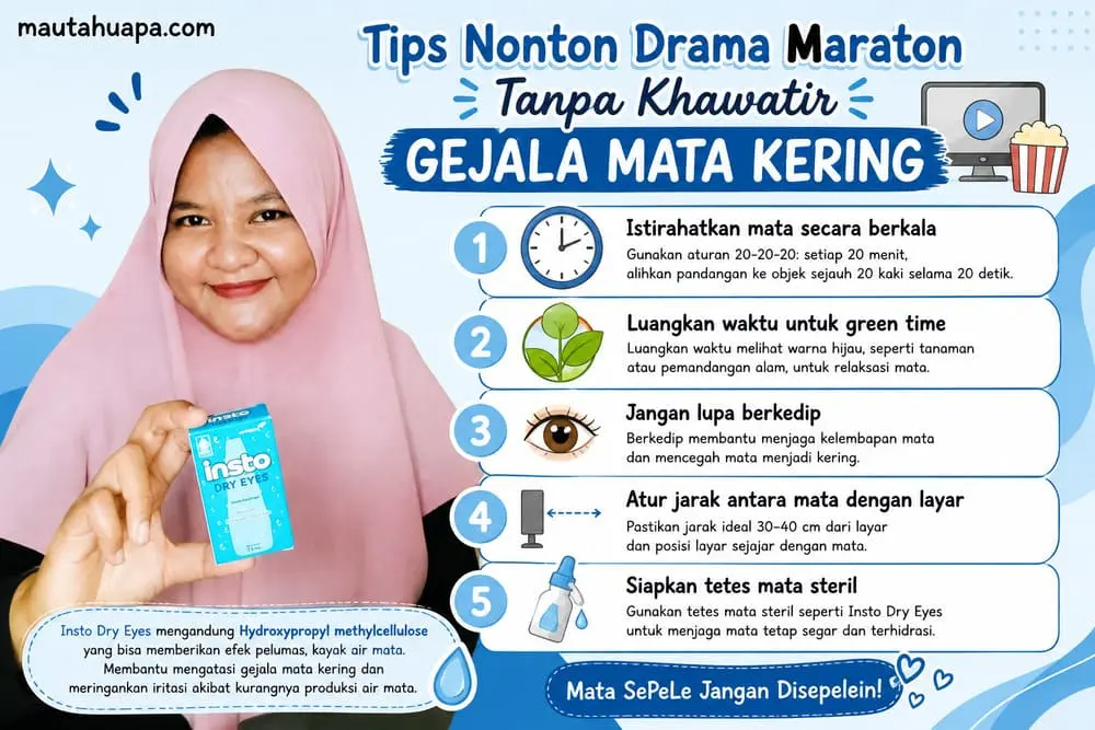 Tips Bebas Mata Kering saat Nonton Drama Maraton